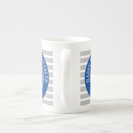 40 jaar verjaardag herdenking porselein kop (Achterkant)