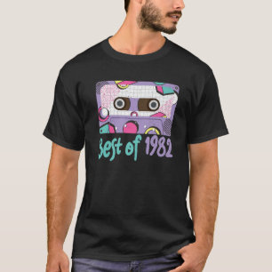 40 jaar verjaardag T beste van 1982 T-shirt