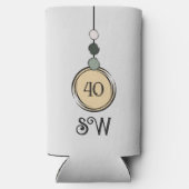 40 jaar voeg initialen toe elke leeftijd waarop pe (Achterkant)