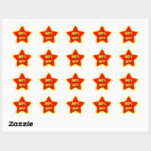 40% KORTING op Star Stickers (Vel)
