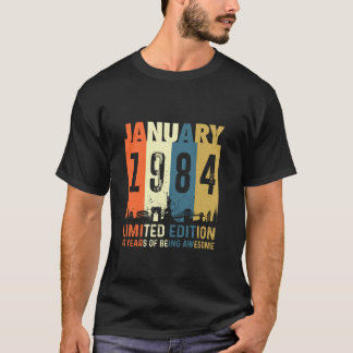 40 Limited edition gemaakt in januari 1984 40th Bi T-shirt