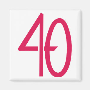 40 Magnet rose
