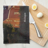 40 Mile Point Lighthouse à la serviette de cuisine (Quart Plié)