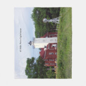 40 Mile Point Lighthouse blanket Fleece Deken (Voorkant)