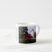 40 Mile Point Lighthouse geschiedenis espresso mok (Voorkant rechts)