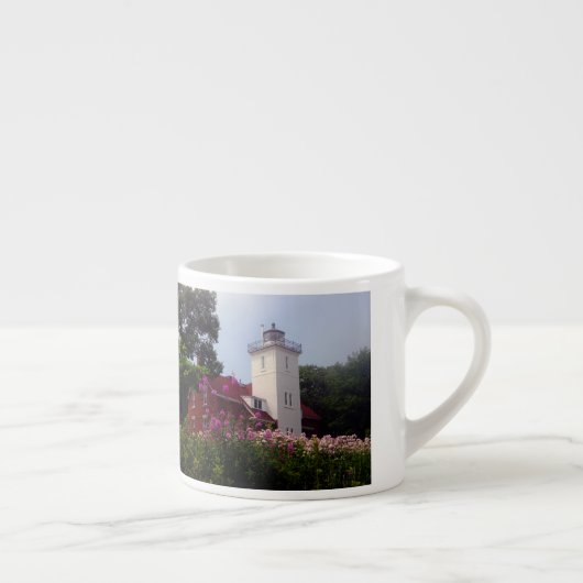40 Mile Point Lighthouse histoire espresso mug (Droite)