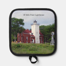 40 Mile Point Lighthouse pot houder