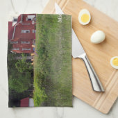 40 Mile Point Lighthouse serviette de cuisine (Quart Plié)