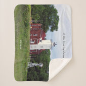 40 Mile Point Lighthouse sherpa blanket Deken (Voorkant)
