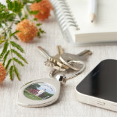 40 Mile Point Lighthouse sleutelketen Sleutelhanger (Zijkant)