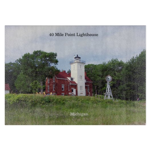 40 Mile Point Lighthouse snijplank (Voorkant)