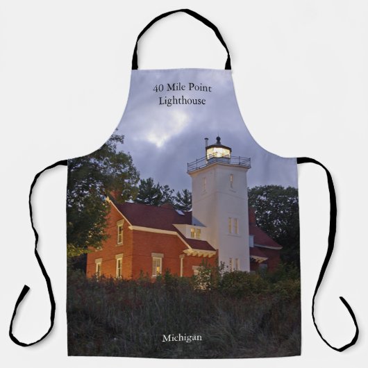 40 Mile Point Lighthouse tablier de crépuscule (Recto)