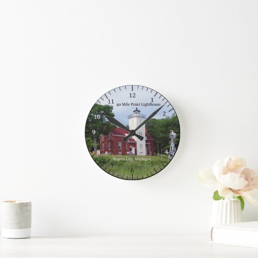 40 mile Point Ligthouse horloge (Maison)