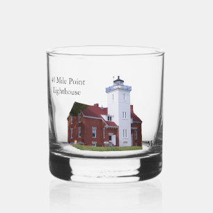 40 Mile Point Vuurtoren glas