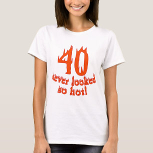 40 Nooit zo warm gezien T-shirt