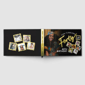 40 photos d'anniversaire 40e livre d'or noir (Complet)