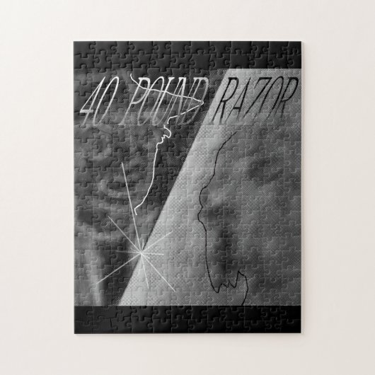 40-ponden razor puzzle uitdaging legpuzzel (Verticaal)