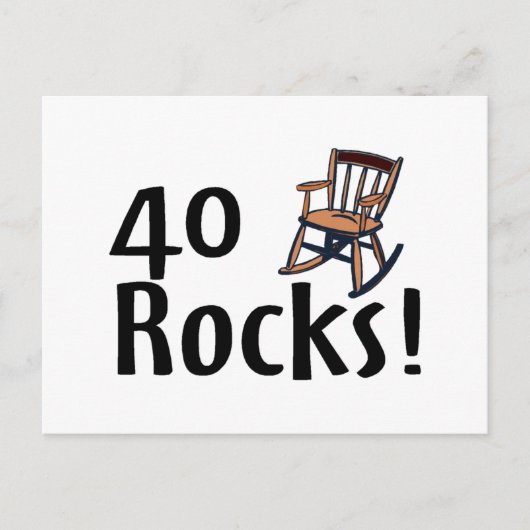 40 Rocks Briefkaart (Voorkant)