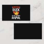 40.Rubber duck for a Duck Lovers Visitekaartje (Voorkant / Achterkant)