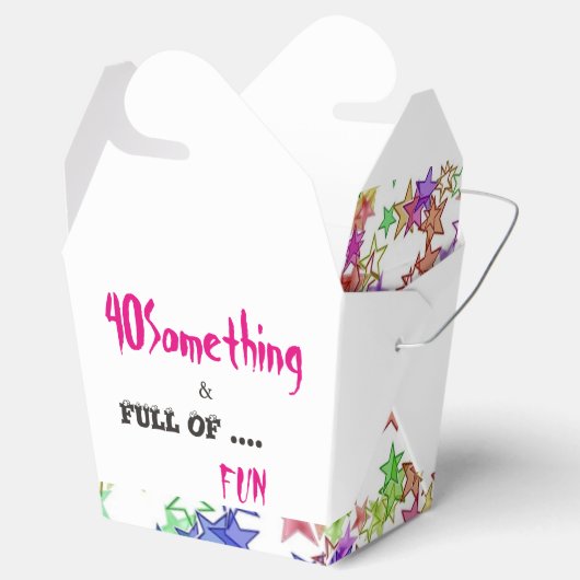 40 Something & Full of Fun Neem de gunstbox uit Bedankdoosjes (Geopend)