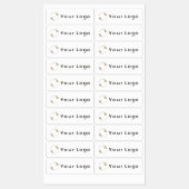 40 Stickers imperméable Société Logo Bouteille d'e (Feuille)