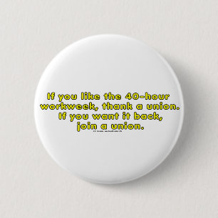 40 uur ronde button 5,7 cm