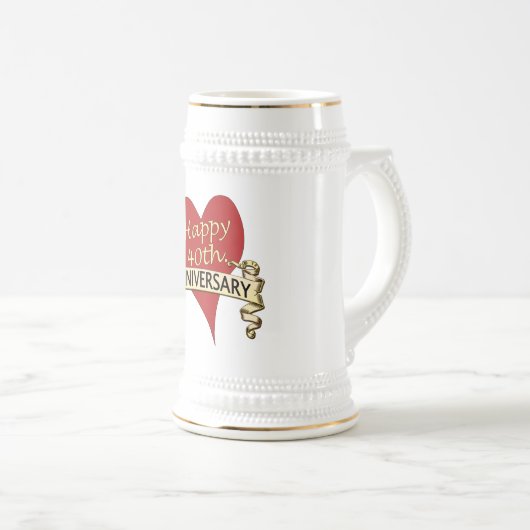 40. Verjaardag Bierpul (Voorkant rechts)