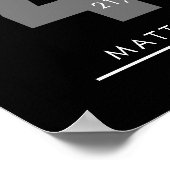 40 Year Retirement or Employee Appreciation Gift Poster (Hoek)