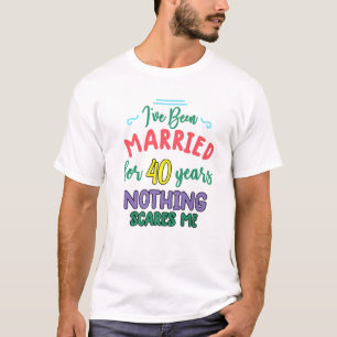 40 Years Marriott Funny Couple 40Th Anniversary T-shirt