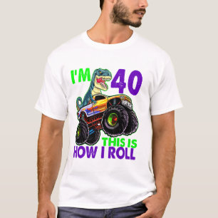 40 Zo rol ik het monster T-shirt