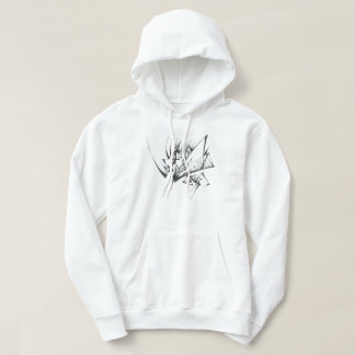 40 Zwarte Witte Abstracte Tribale Tattoo Kunst Hoodie