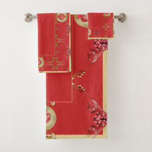 40e/15e bruiloft Jubileum badhanddoek Bad Handdoek