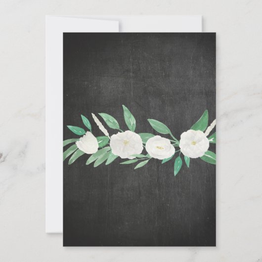 40e 50e 60 Invitation de la partie d'anniversaire (Dos)