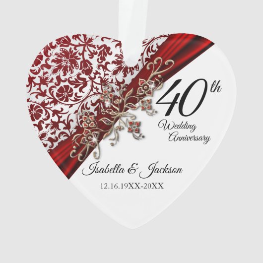 40e, 52e ou 80e anniversaire de rubis (dos)