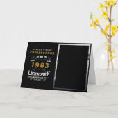 40e anniversaire 1983 Légende Modèle photo (Fleur jaune)