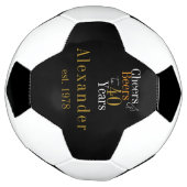 40e anniversaire Accueil personnalisé Bières Black (Tourné)