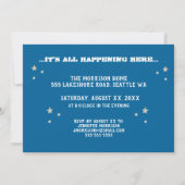 40e anniversaire Bash - Invitation de fête d'anniv (Dos)