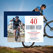 40e anniversaire Bash ! Invitation de fête d'anniv