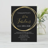 40e anniversaire Black Gold Invitation (Debout devant)