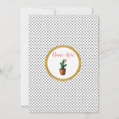 40e anniversaire Cactus Invitation 18e 21e 30e (Dos)