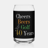 40e anniversaire Cheers and Beers Golf Black and G (Verso)