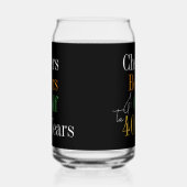 40e anniversaire Cheers and Beers Golf Black and G (Gauche)