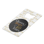 40e anniversaire Cheers et bières Black Gold Moder (Devant Angle)