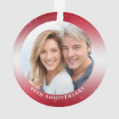 40e anniversaire Coeurs années dans jamais photo (dos)