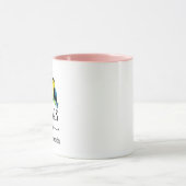 40e Anniversaire Couple Oiseau Matching Mug (Centre)