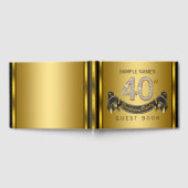 40e anniversaire de la fête Livre d'or noir (Complet)