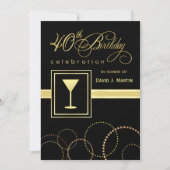 40e anniversaire de la Invitations (Devant)