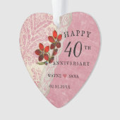 40e anniversaire du Mariage Ruby Jewel (devant)