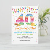 40e anniversaire Fiesta Invitation (Debout devant)