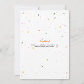 40e anniversaire Fiesta Invitation (Dos)